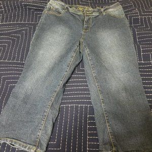 Blue Jean Capri Pants